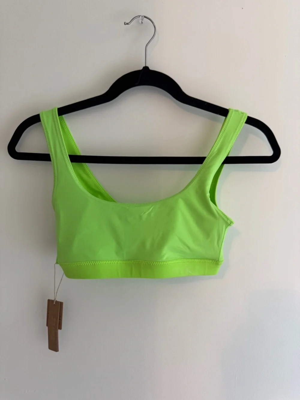 NWT Skims Neon Green Bikini Top Tank - Picture 5 of 5